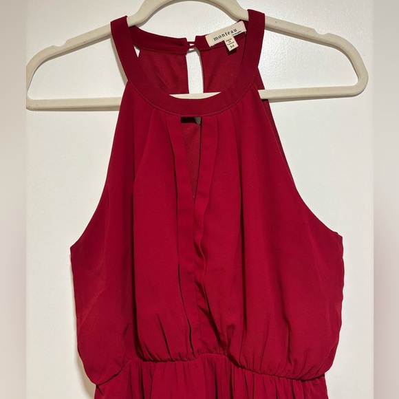 Monteau Halter Mini Dress - M - Picture 2 of 12